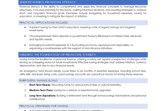 EMPOWERING FINANCIAL INDEPENDENCE